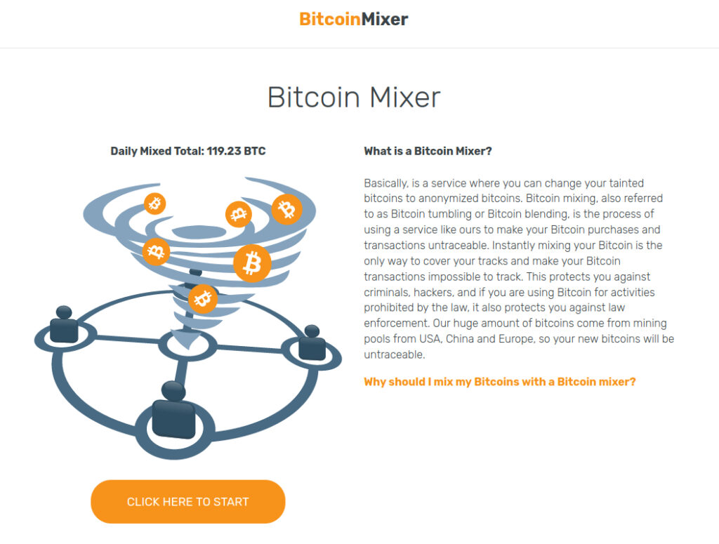 Bitcoin mixer