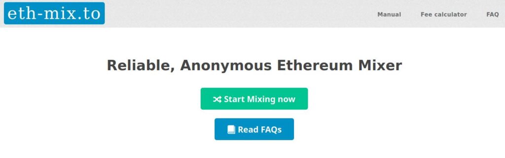 Ethereum mixer