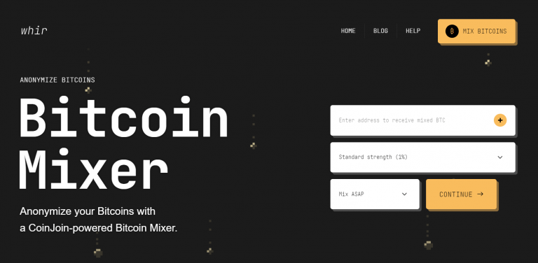 Whir bitcoin mixer